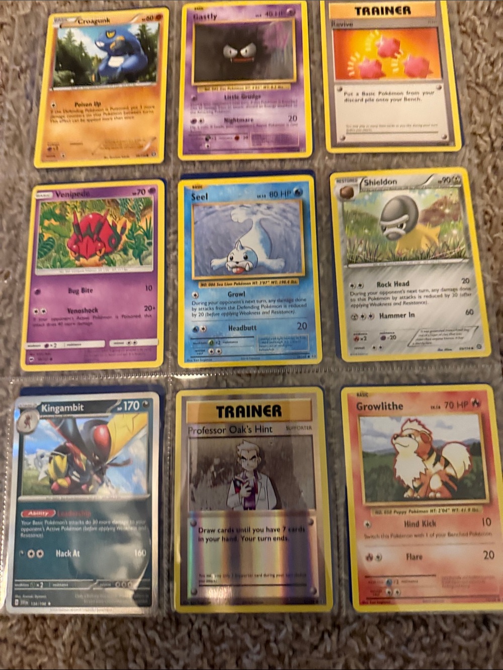 Vintage Pokemon Trading Cards